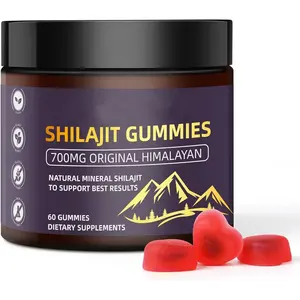 OEM/ODM/OBM สารสกัดจาก Shilajit Gummies ยุโรเวด กรดฟุลวิคฮิวมิกและร่องรอยสนับสนุนมีแร่ธาตุ Shilajit Gummies สูงกว่า 85 ชนิด