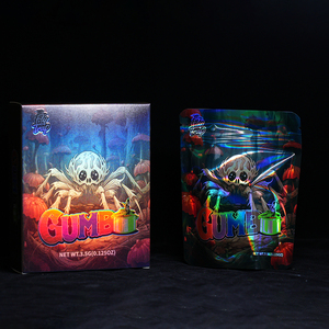 ถุงอลูมิเนียมฟอยล์ขนาด3.5กรัมถุงบรรจุภัณฑ์พลาสติกแบบตั้งได้พิมพ์ลายได้สำหรับเด็กขนาด7กรัม28กรัม - Product Image 6