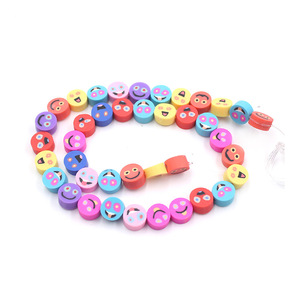 Cuentas de arcilla polimérica Yiya, materiales hechos a mano, accesorios de joyería DIY, cadena de teléfono móvil, Loos de colores mezclados - Product Image 4