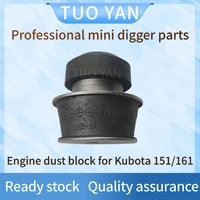 Grand stock mini pièces de rechange de montage de moteur d'excavatrice pour Kubota bloc de silence de moteur pour Kubota U163