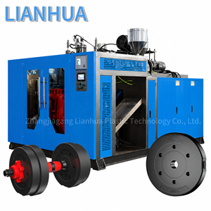 เครื่องผลิตแผ่นน้ำหนักดัมเบลพลาสติกแบบอัดขึ้นรูปอัตโนมัติ รุ่น LHB50 เครื่องอัดขึ้นรูป LHB50 - Product Image 1