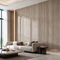 Panneau mural en PVC UV effet marbre moderne, brillant, imperméable, pierre artificielle, décoration murale résidentielle et commerciale, vente directe d'usine 5