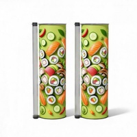Envase de Papel Ecológico y Reciclable Personalizado para Comida para Llevar, Tubo Push-Up para Sushi