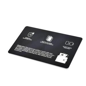 13,56 Mhz OEM Trending Safety Gadgets RFID Bloqueo Titular <span class=keywords><strong>de</strong></span> la tarjeta Anti Scan Business Card Información - Product Image 5