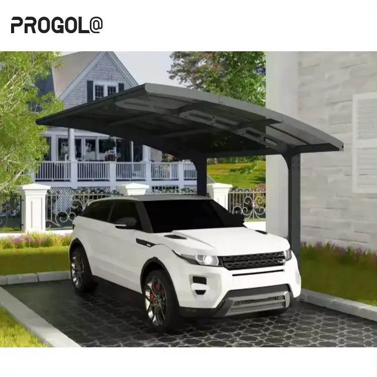 Aluminum Waterproof Car Shelter Sun Shade Carport Garage Carport Roof Outdoors Portable Cantilever Carports For Car Parking