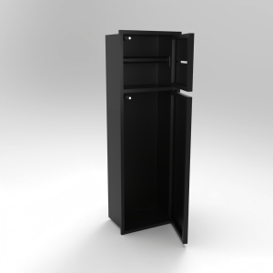 Moderna caja de pañuelos montada en la pared, cepillo de baño, nicho, puerta de almacenamiento de acero inoxidable, <span class=keywords><strong>portarrollos</strong></span> de papel abierto - Product Image 3