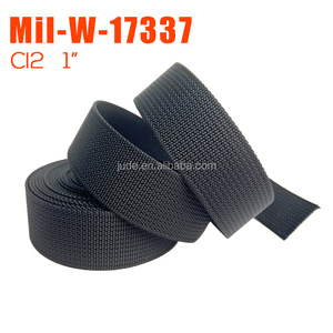 JUDE 웨빙 작동 나일론 웨빙 블랙 25 Mm 1.20 두께 플레이트 캐리어 조끼 배낭 스트랩 MOLLE PLAS 웨빙 - Product Image 3