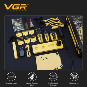 Tondeuse à cheveux professionnelle VGR V-285 S4 Combo BLDC 9000RPM avec sèche-cheveux haute vitesse - Product Image 6