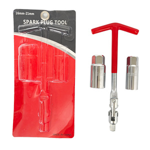 16/21mm Mango en <span class=keywords><strong>T</strong></span> Junta Universal bujía llave de vaso 360 grados removedor instalador herramienta de mano - Product Image 5