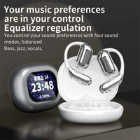 Q16 Pro Affichage LED Écouteurs Écran tactile Traducteur AI sans fil avec ANC Double réduction de bruit Airbuds Écouteurs sans fil
