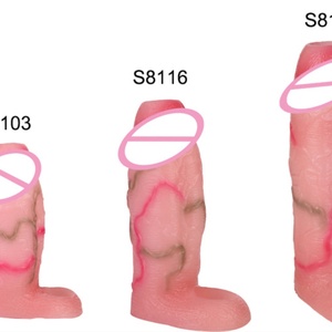 SXXY Open Ended Realistic Penis Sleeve Cock Sheath Extender for Men Penis Enlargement Cock Sleeve Hollow <b>Dildo</b> Sex Toys for Men - Product Image 4