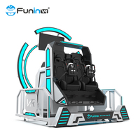 FuninVR Parque Venta caliente 7D 9d cine Vr de rotación de 360 grados de la realidad Virtual