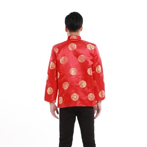 <span class=keywords><strong>Traje</strong></span> Tradicional <span class=keywords><strong>Chino</strong></span> Rojo <span class=keywords><strong>Tang</strong></span> para Hombres y Mujeres, Disfraces Folclóricos para Niños - Product Image 5
