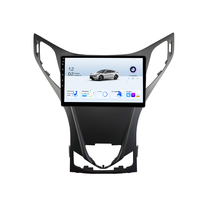 Android Car Radio Dash 9 Inch Screen Accessoires d'intérieur pour 2011-2012 Hyundai AZERA GRANDEUR Car DVD BT FM Navigation Frame