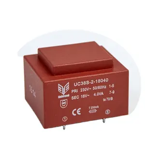 Fornecimento de fábrica 1.5VA 6V 9V 12V 24V 110V 230V EI30/15.5 pcb montado selado transformadores