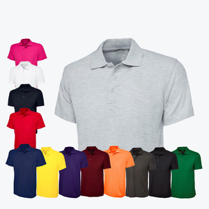 Wholesale Blank Custom logo High Quality 100% Cotton Polo Shirt for Men