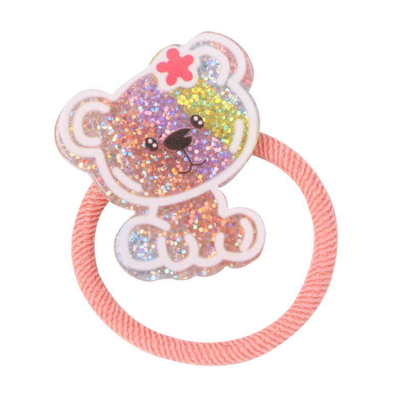 Ours fleur arc-en-ciel