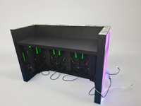 Mesa de DJ con Pantalla LED Curva, Video Wall 8K, IP65 Impermeable, Garantía de 2 Años, Píxeles de 2.5mm, 800 de Brillo, Color Completo, Alto Contraste