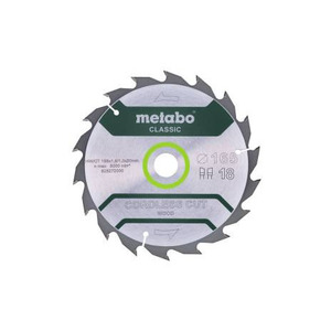 Lame de scie circulaire Metabo 165 mm pour la coupe du bois, qualité classique - Product Image 1