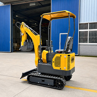 Mini-excavatrice robuste et durable avec structure de carrosserie renforcée résistant aux intempéries et à l'usure quotidienne de la construction