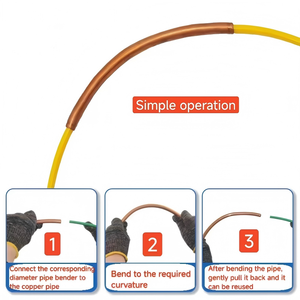 Protecteur de <span class=keywords><strong>tuyau</strong></span> en <span class=keywords><strong>cuivre</strong></span> contre la déformation et le pliage, bande en caoutchouc 1/4'' 3/8'' 1/2'' 5/8'' - Product Image 2