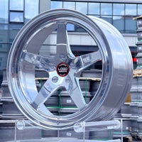 Jantes Weld S71 Polished Forged 5 étoiles à déport profond 17-20 pouces 5x120 5x114.3 pour Chevy Camaro Corvette Cadillac