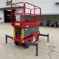 Ascenseur sûr et fiable de ciseaux de double de plate-forme de travail aérien avec la capacité de charge 500kg hauteur de travail de 9m