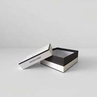 Boîte-cadeau magnétique de carte de crédit de support en carton de livre de logo personnalisé gaufrage mat de stratification pour le portefeuille de bougie d'emballage de visa