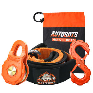 Correa de <span class=keywords><strong>remolque</strong></span> de recuperación de servicio pesado de alta calidad Snatch Tree Saver accesorios de <span class=keywords><strong>coche</strong></span> correas de <span class=keywords><strong>remolque</strong></span> con bucles - Product Image 2