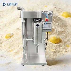 Mini-sécheur par pulvérisation de laboratoire 2L/H, chambre en acier inoxydable, granulométrie uniforme, prix compétitif, 220V, PLC et pompe pour l'alimentation (lait, café) - Product Image 1