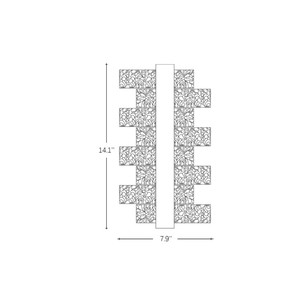 Lámpara de Pared de Diseño Personalizado, Moderna, Nórdica, de Cobre y Vidrio Dorado, con Luz LED Blanca Cálida para Sala de Estar, Dormitorio, Escalera, Cabecera - Product Image 5