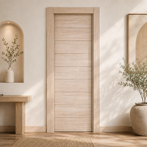 Puerta Rectangular Minimalista Moderna de Madera de Canarino Sólida Hecha a Mano, Multifuncional y Duradera para Decoración de Interiores de Sala de Estar - Product Image 3