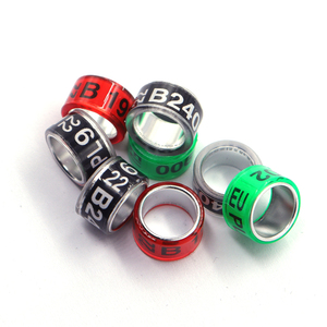Vogel Been Band Rechte Been <span class=keywords><strong>Ring</strong></span> Voor Vogel 8Mm Duif Poot Ringen Custom Logo Naam Vlag Telefoonnummer - Product Image 3