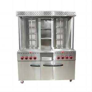 Donner Kebab Machine Hoteles eléctricos Asador industrial <span class=keywords><strong>Parrilla</strong></span> <span class=keywords><strong>de</strong></span> gas Motor para Archway Doner Totalmente automático - Product Image 5