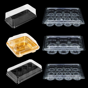 Trong Suốt Vỉ Pet Bánh Box Với Nắp Cho Bánh Có Thể Tái Chế Giáng Sinh Bánh Pho Mát Pastry Sushi Cookie Thực Phẩm Container - Product Image 5