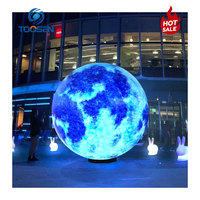 Panel de Video LED Esférico Grande Personalizable P5 de 8m para Exteriores, Pantalla LED Esférica para Planetarios, Fabricantes y Proveedores