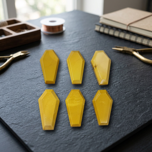 Lote de Gemas Sueltas de Mokita Natural Amarilla de Primera Calidad, Forma de Ataúd, para Joyería - Product Image 3