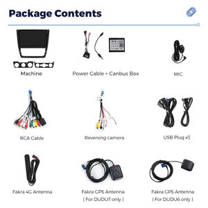 DUDUAUTO Android 13 Autoradio pour Skoda Yeti 5L 2009-2014 Lecteur vidéo multimédia Stéréo Car-play GPS Navigation DSP - Product Image 2