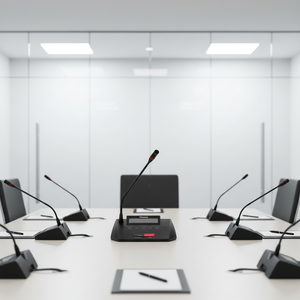 Unité de Présidence de Conférence Numérique Filaire Thinuna VA-355C avec Suivi Vidéo et Fonction de Vote Dynamique pour Salle de Conférence - Product Image 2