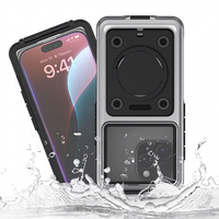 Coques Étanches Professionnelles pour Téléphone Sous-Marin, Plongée, Photo et Vidéo, pour Galaxy S25 S24 Ultra, iPhone 15 16 Pro Max