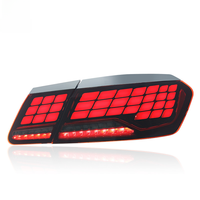 Lampu Belakang LED Full Dragon Scale Dinamis DRL Sein Sequential Modifikasi untuk Mercedes E-Class W212 2010-2015
