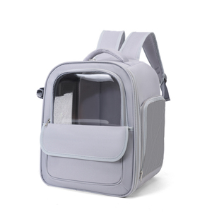 Pink Oxford Cartoon <b>Cat</b> Bus Pet Carrier Soft-Sided Breathable Zipper Closure - Product Image 5