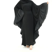 Robe musulmane pour femmes EID 2026, vêtements islamiques, robes pour femmes grandes tailles, abaya modeste, nouvelle robe papillon Dubaï, kaftan abaya