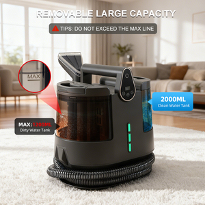 다기능 전기 핸드헬드 3바 고압 1700W 휴대용 2000ml 15초 가열 스팀 클리너 가정용 - Product Image 5