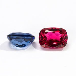 Rubí Cultivado en Laboratorio Color Rojo Sangre de Paloma con Hoja de Oro, de 1 a 5 Quilates, Corte Cojín Alargado, Certificado GRC, Piedras Preciosas Cultivadas en Laboratorio, Precio al por Mayor - Product Image 6