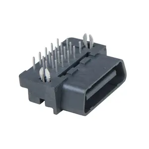 LECHUAN 20Pin 1.27mm Plastic Male Right Angle SCSI Mini D Ribbon MDR Plug 5175472-1 Board to Board Connector