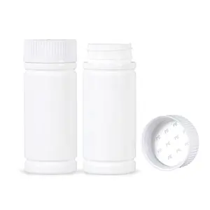 免费样品140cc白色HDPE空塑料丸药瓶胶囊药罐维生素补充剂容器