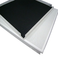 Panel Acústico de Aluminio para Techo Falso de 600x600 con Clip de Fijación de Fábrica