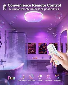 Lumière de <span class=keywords><strong>douche</strong></span> LED rechargeable étanche <span class=keywords><strong>IP65</strong></span>, 16 couleurs, CRI 90 élevé, télécommande tactile, magnétique, sans fil, pour plafond et mur - Product Image 3