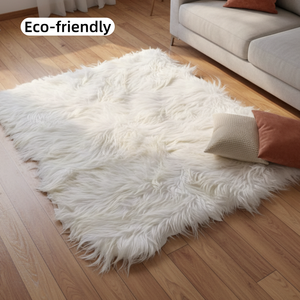 Muestra de Soporte para Ventas al por Mayor de Fábrica China: Alfombra de Pelo Largo de Piel de Cabra, Piel de Oveja Cruda Auténtica, Placa de Piel de Oveja de Pelo Largo, Alfombra de Pelo de Cabra - Product Image 1